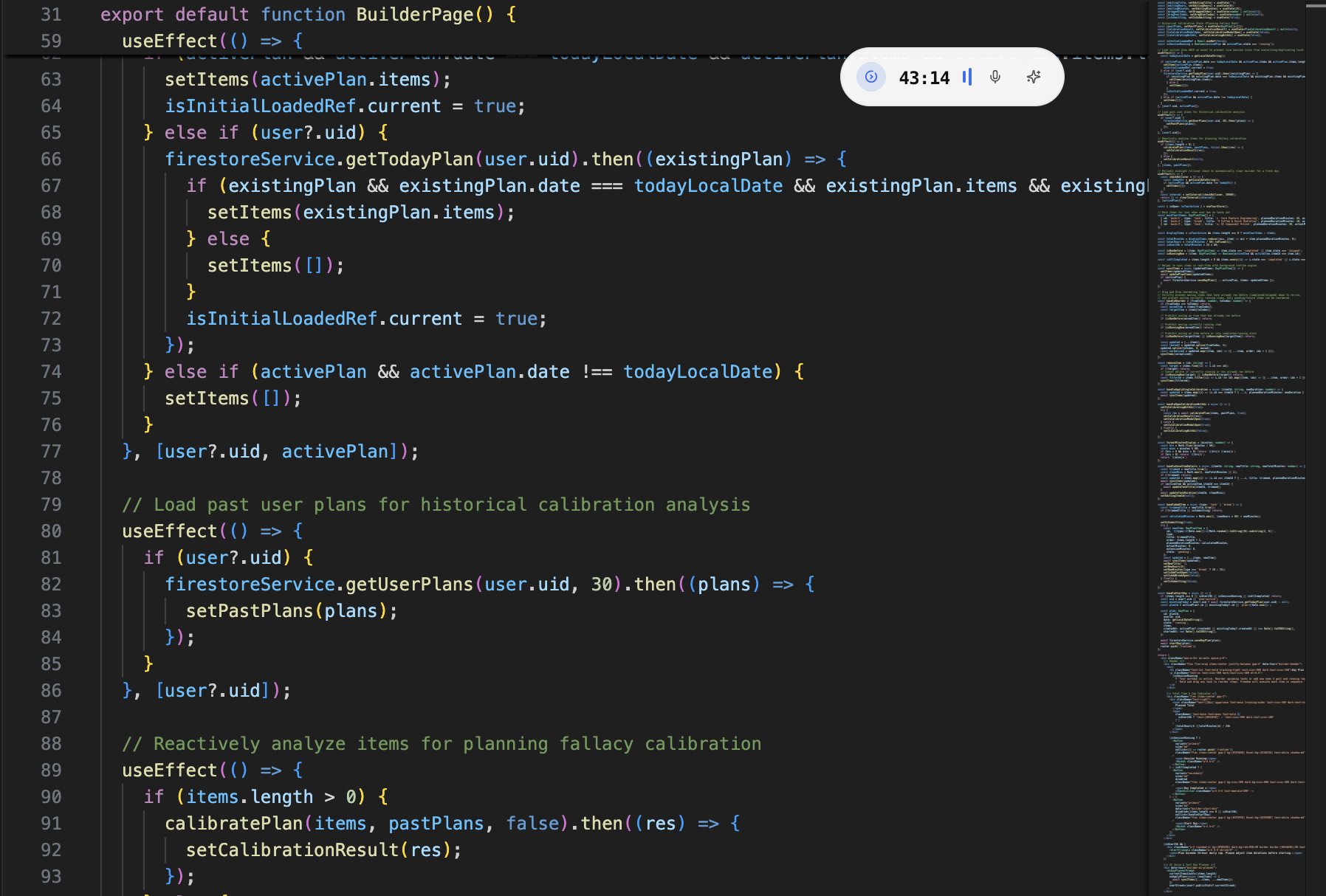 Freedom Floating HUD Capsule Over Code Editor
